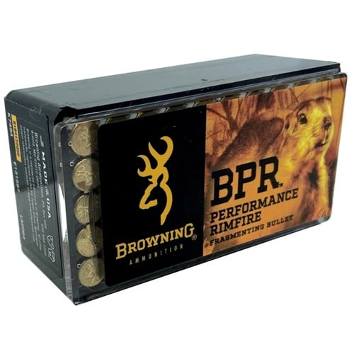 BROWNING AMMO 22 Caliber 37Gr Fragmenting BPR 50rd for sale at KYGUNCO.