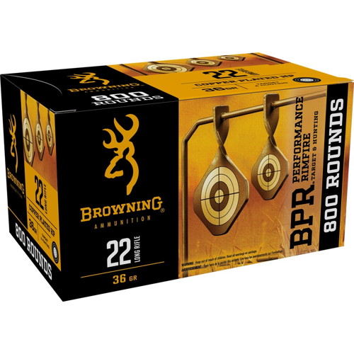 BROWNING BPR Value Pack 22LR 36gr Hollow Point Ammunition | 800 Rounds for sale at KYGUNCO.
