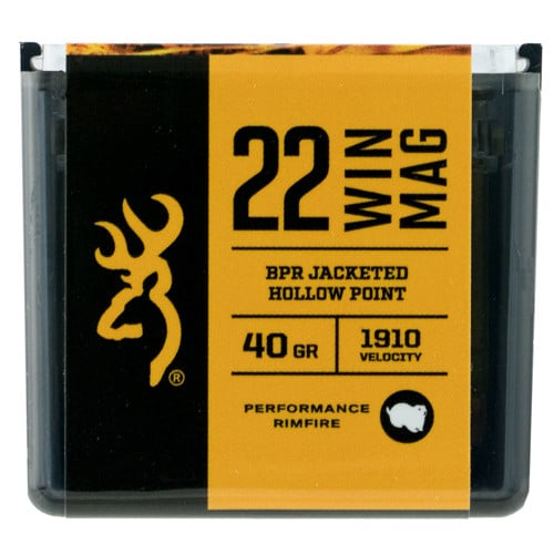 BROWNING BPR 22 WMR 40gr Jacketed Hollow Point Ammunition | 50 Rounds for sale at KYGUNCO.