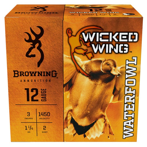 BROWNING AMMO 12Ga 3" 1-1/4oz 2 Wicked Waterfowl 25rd for sale at KYGUNCO.
