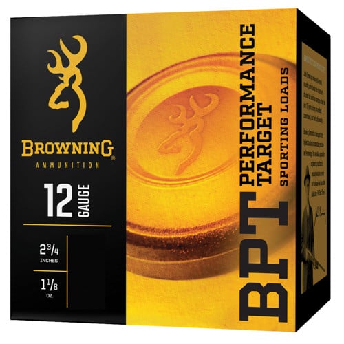BROWNING BPT Target 12 Gauge 2-3/4" 1-1/8oz #7.5 Shotgun Ammunition | 25 Rounds for sale at KYGUNCO.