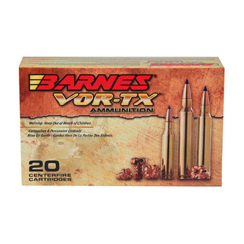 BARNES AMMO VOR-TX 450 Bushmaster 250gr Barnes Tipped TSX Flat Base Ammunition | 20 Rounds for sale at KYGUNCO.