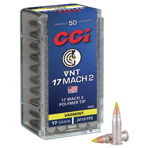 CCI VNT 17 HM2 17gr Polymer Tip Ammunition | 50 Rounds for sale at KYGUNCO.
