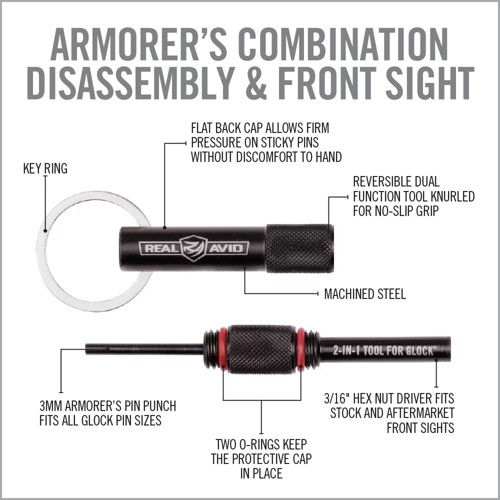 REAL AVID 2-in-1 Tool For Glock for sale at KYGUNCO.