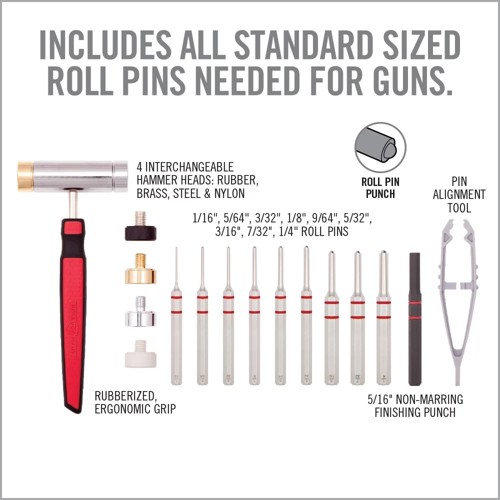 REAL AVID Accu-Punch Hammer & Roll Pin Punch Set for sale at KYGUNCO.