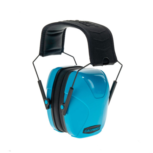 CALDWELL Youth Passive Earmuff Neon Blue for sale at KYGUNCO.