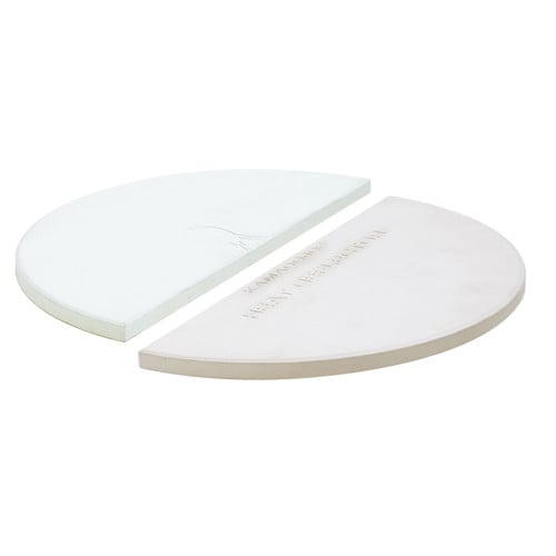 KAMADO JOE Big Joe - Half Moon Deflector Plate (Set of 2) for sale at KYGUNCO.