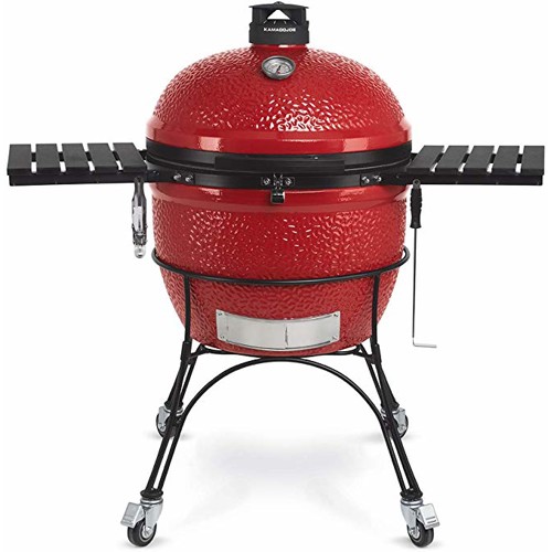 KAMADO JOE Big Joe II w/ Cart, Side Shelves, Heat Deflector for sale at KYGUNCO.