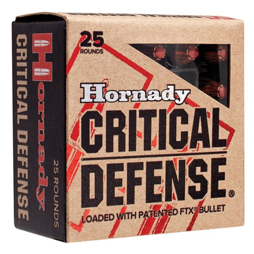 HORNADY Critical Defense 327 Federal Mag 80gr FTX Ammunition | 25 Rounds for sale at KYGUNCO.