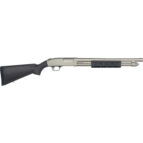 MOSSBERG 590A1 12 Gauge 18.5" 6rd - Silver & Black for sale at KYGUNCO.