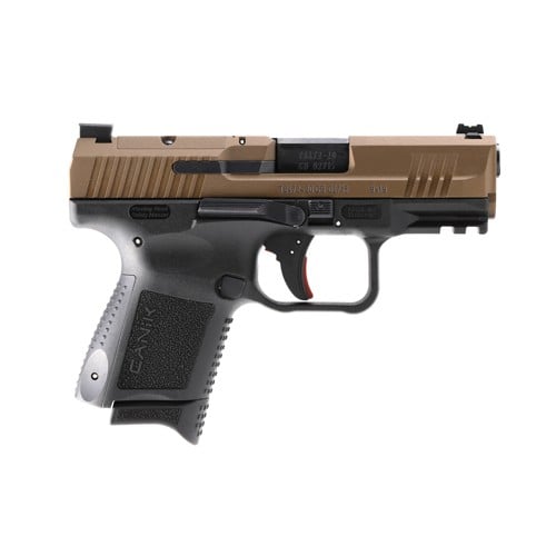 CANIK TP9 Elite SC 9mm 3.5" 15rd Optic Ready Pistol w/ Warren Tactical Sights - Black / Bronze for sale at KYGUNCO.