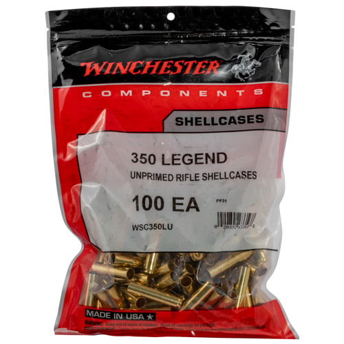 WINCHESTER AMMO 350 Legend Unprimed Rifle ShellCases 100rd for sale at KYGUNCO.