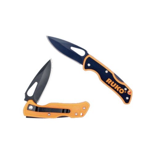 RUKO RUK1000BZ Folding Knife - Blaze Orange for sale at KYGUNCO.