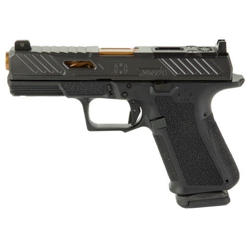 SHADOW SYSTEMS MR920 Elite 9mm 4" 15rd Optic Ready Pistol w/ Night Sights - Bronze / Black for sale at KYGUNCO.
