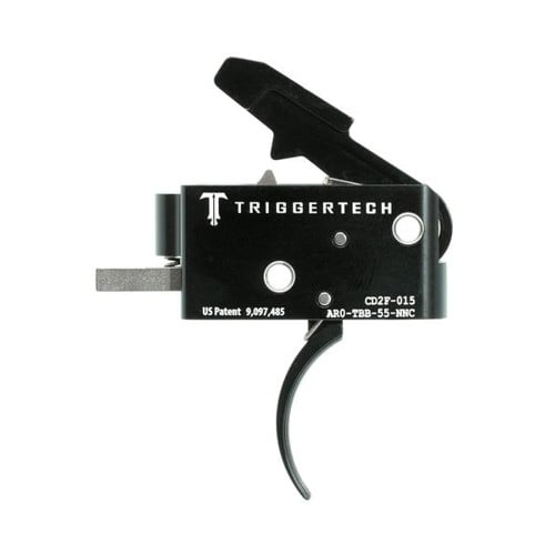 TRIGGERTECH Adaptable AR Primary Trigger Blk Curved for sale at KYGUNCO.