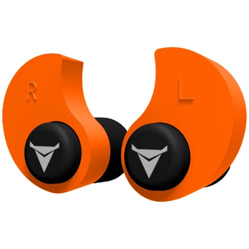 DECIBULLZ CUSTOM MOLDED EARPLUGS-ORANGE for sale at KYGUNCO.