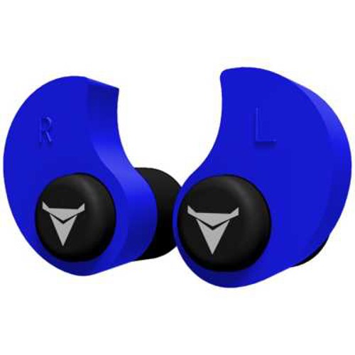 DECIBULLZ CUSTOM MOLDED EARPLUGS-BLUE for sale at KYGUNCO.