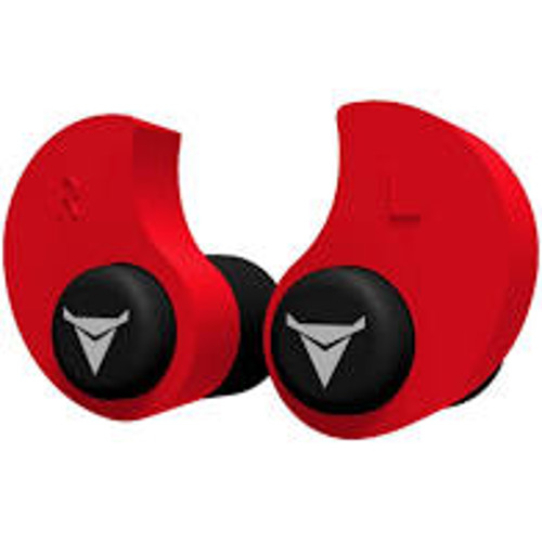 DECIBULLZ CUSTOM MOLDED EARPLUGS-RED for sale at KYGUNCO.
