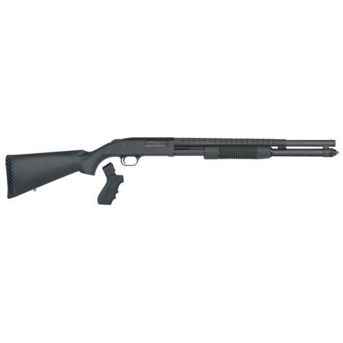 MOSSBERG 590 Persuader 12 Gauge 3" 20" 8+1 Pump Shotgun w/ Pistol Grip Kit - Black Synthetic for sale at KYGUNCO.