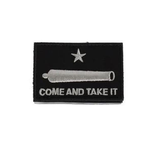 SME Come and Take It Cannon Black Patch w/ Adhesive for sale at KYGUNCO.