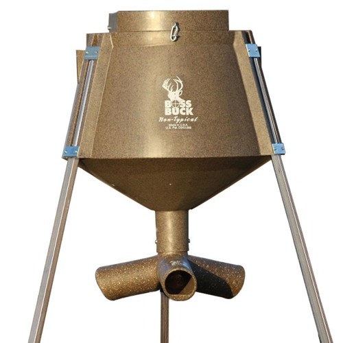 BOSS BUCK Gravity System - 350# Feeder 78" Square Legs for sale at KYGUNCO.