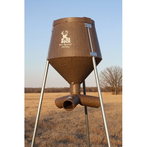 BOSS BUCK Gravity System - 200# Feeder 75" Square Legs for sale at KYGUNCO.