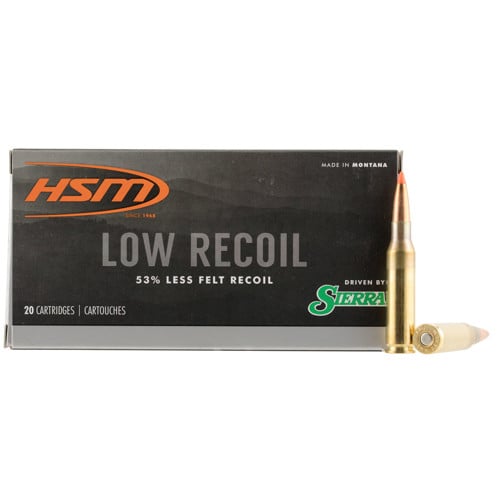 HSM AMMO 7mm-08 Remington 140Gr Low Recoil 20rd for sale at KYGUNCO.