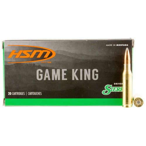 HSM AMMO 7mm-08 Remington 160Gr SBT GameKing 20rd for sale at KYGUNCO.