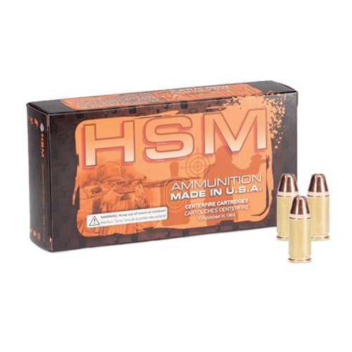 HSM AMMO 40 S&W 180Gr Hollow Point Brass Ammunition | 50 Rounds for sale at KYGUNCO.