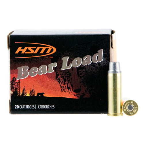 HSM AMMO 41 Rem Mag 230Gr Hard Lead SWC Gas Check 20rd for sale at KYGUNCO.