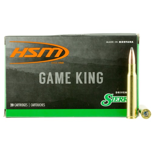 HSM AMMO 30-06 Springfield 180Gr SBT GameKing 20rd for sale at KYGUNCO.