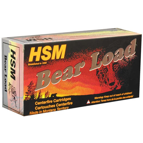 HSM AMMO 44 Mag 305Gr Hard Lead WFNGas Check 50rd for sale at KYGUNCO.