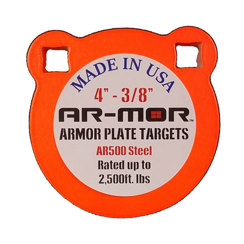 AR-MOR TARGETS 4 x 3/8" Round Gong Armour Plate Target for sale at KYGUNCO.