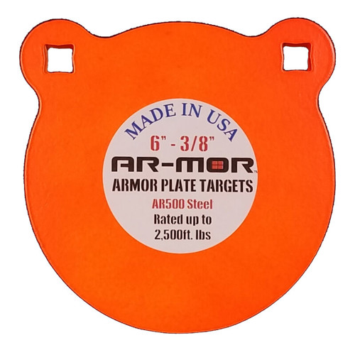AR-MOR TARGETS 6 x 1/2" Round Gong Armour Plate Target for sale at KYGUNCO.