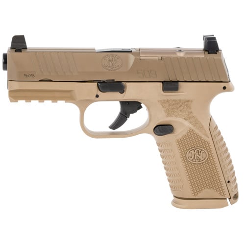FN AMERICA 509M MRD 9mm 4" 15rd Optic Ready Pistol - FDE for sale at KYGUNCO.