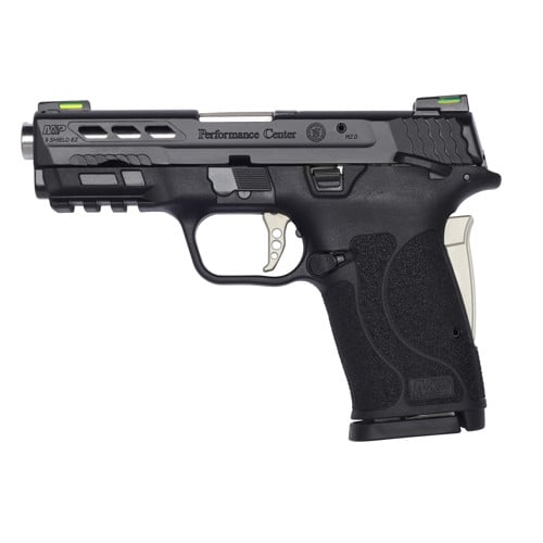 SMITH & WESSON SHIELD EZ 9mm 3.8" 8+1 Pistol w/ Ported Barrel / Tritium Sights / Manual Thumb Safety for sale at KYGUNCO.