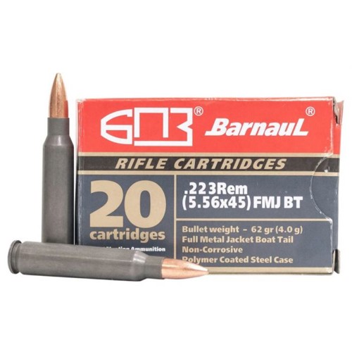 BARNAUL AMMO 223 Rem 62Gr FMJBT 20rd for sale at KYGUNCO.