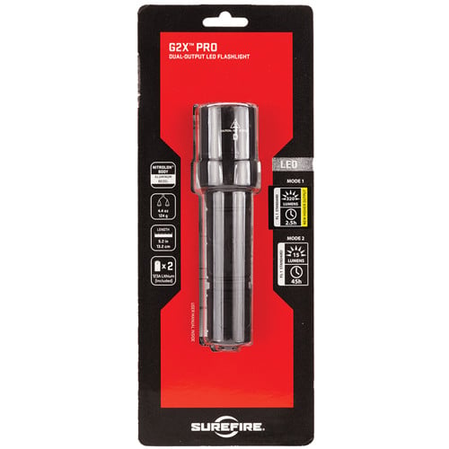 SUREFIRE G2X Pro 6V 15/320 Lumens Led Black Polymer for sale at KYGUNCO.
