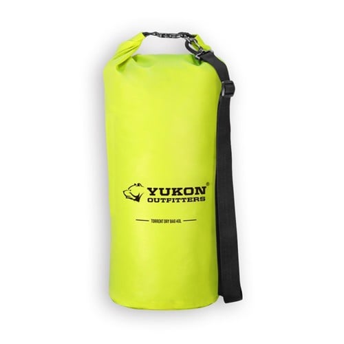 YUKON OUTFITTERS Torrent Dry Bag 40L Hyper Green for sale at KYGUNCO.