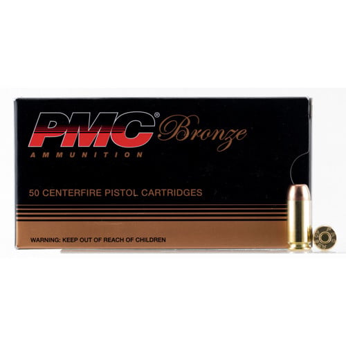 PMC Bronze 40 S&W 165gr Full Metal Jacket Ammunition | 50 Rounds for sale at KYGUNCO.