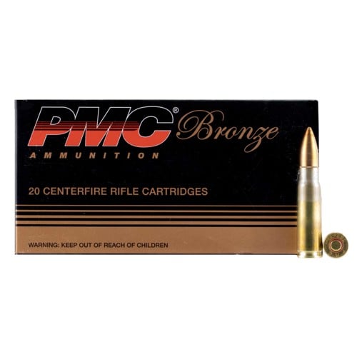 PMC Bronze 7.62x39 123gr FMJ Rifle Ammunition | 20 Rounds for sale at KYGUNCO.