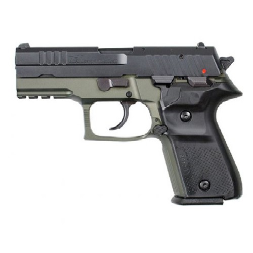 AREX DEFENSE Zero 1 Compact 9mm 3.85" Black/Green 15rd for sale at KYGUNCO.
