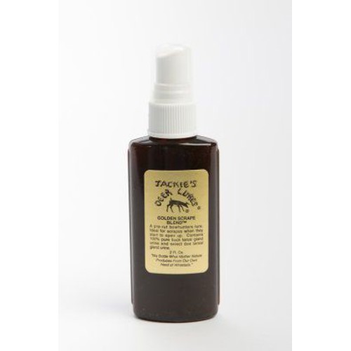 JACKIE'S DEER LURES Golden Scrape Blend 2 oz w/ sprayer for sale at KYGUNCO.