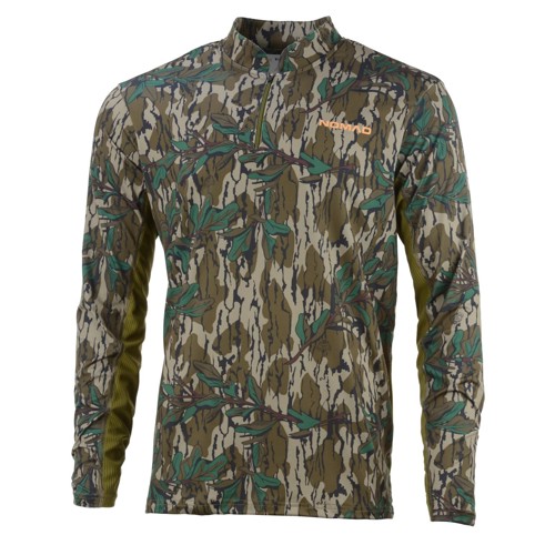 NOMAD CLOTHING 1/4 Zip Long Sleeve Cooling Mossy Oak Greenleaf for sale at KYGUNCO.