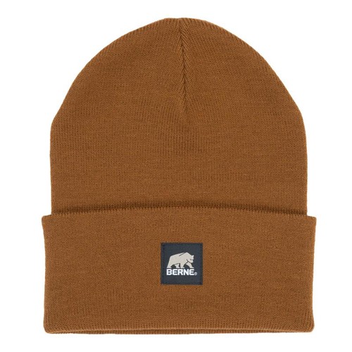 BERNE WORKWEAR Heritage Knit Cuff Cap Brown Duck OSFA for sale at KYGUNCO.