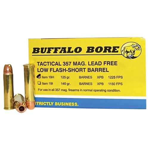 BUFFALO BORE 357 Mag 125Gr 19H/20 Buffalo Barnes XPB 20rd for sale at KYGUNCO.