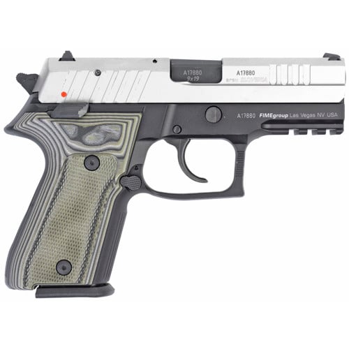 AREX DEFENSE Zero 1 Compact 9mm 3.85" Nickel/Grn 15rd for sale at KYGUNCO.