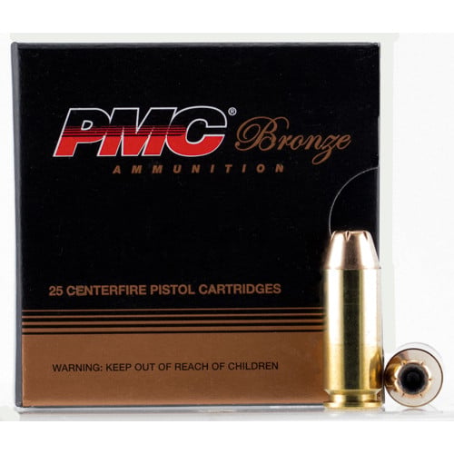 PMC Bronze 10mm 170gr Jacketed Hollow Point Ammunition | 25 Rounds for sale at KYGUNCO.