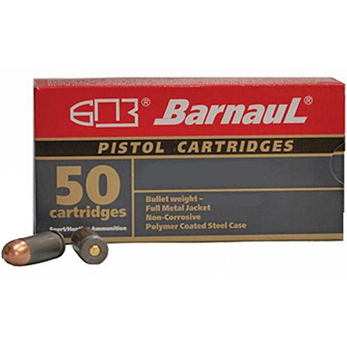 BARNAUL AMMO 9mm Makarov 94Gr FMJ 50rd for sale at KYGUNCO.