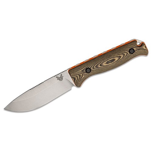 BENCHMADE Hunt Saddle Mountain Skinner Fixed Blade Knife 4.2" Drop Point w/Richlite Handles + Sheath for sale at KYGUNCO.
